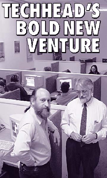 Techhead's bold new venture [photo of Larry Goldberg & Jim Durbin]