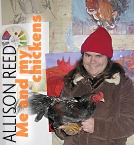 ALLISON REED: Me and my chickens