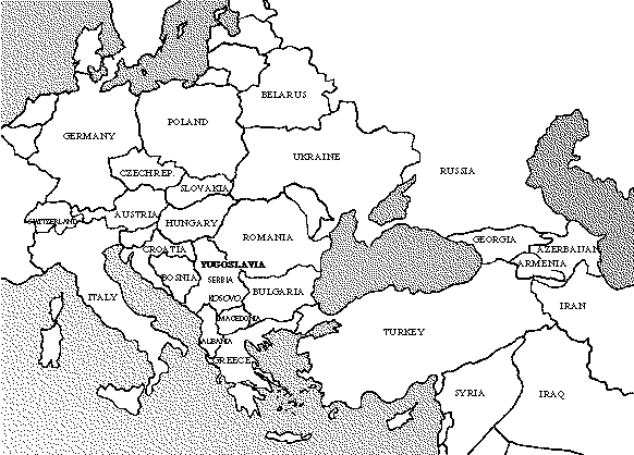 [map of Eastern Europe]