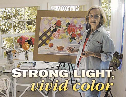 Strong light, vivid color: Geta Hershberger