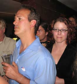 photo of Paul Gallegos and onlookers. Photo by Bob Doran