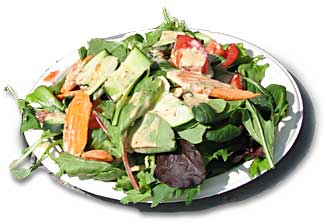 photo of organic salad
