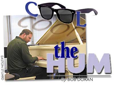 Heading: Cool, The Hum by BOB DORAN, photo of Easton Stuard