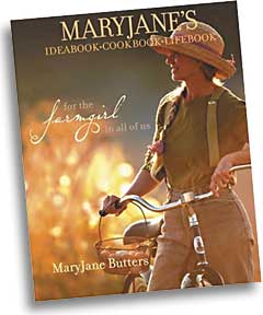 cover of MaryJane Butters' book MaryJanes idea book, cookbook, life book
