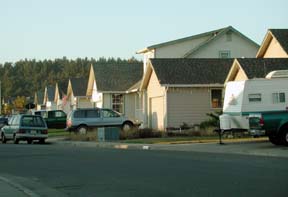 houses on a street in McKinleyville
