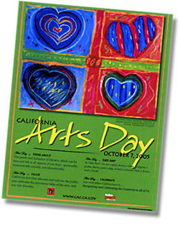 2005 Arts Day Poster with artwork by Amber Shay Baker