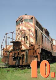photo of train engine