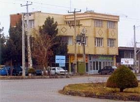 Clinic building on street corner