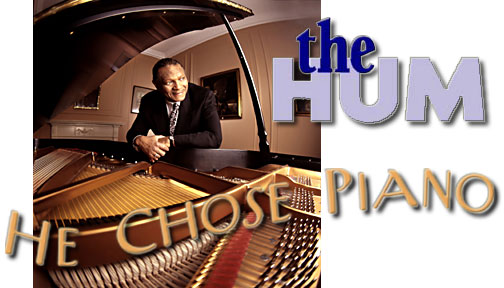 The Hum heading "He chose piano," photo of McCoy Tyner