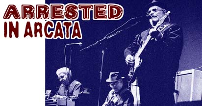 Arrested in Arcata [photo of Merle Haggard in concert]