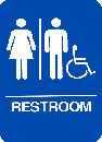 [Accessible Bathroom sign]