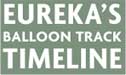 Heading: Eureka's Balloon Track Timeline