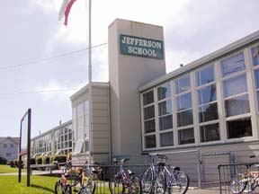 [front of Jefferson School]
