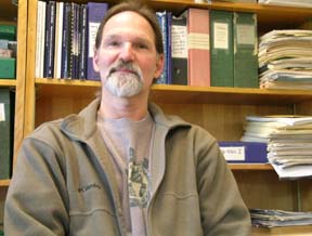 [Dave Hankin in office]