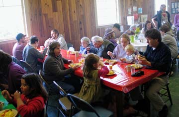 [people dining at tables]