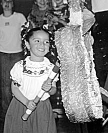 photo of girl and piñata]
