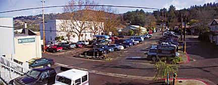 BEFORE: Garberville parking lot