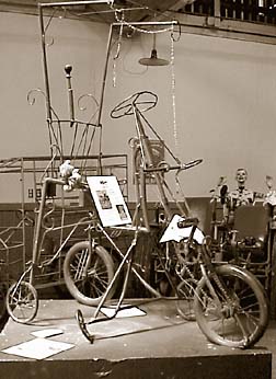 pentacycle on display in museum
