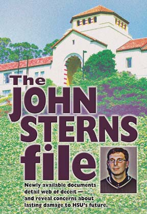 The John Sterns File: Newly available documents detail web of deceit -- and reveal concerns about lasting damage to HSU's future - photo of HSU Founder's Hall and John Sterns