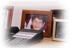 photo of Stoen's son on his desk