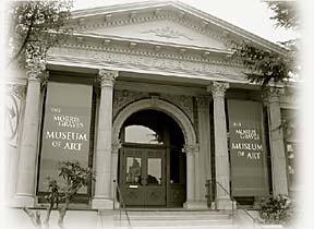 Front of Carnegie Building, the Morris Graves Museum of Art