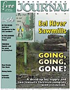 Cover of the October 25, 2001 North Coast Journal