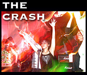 The Crash heading. Photo of Mana "China" Nishiura, drummer from DMBQ