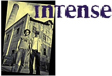 Photo and headline -- The Mothers Anger band