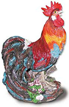 photo of ceramic rooster