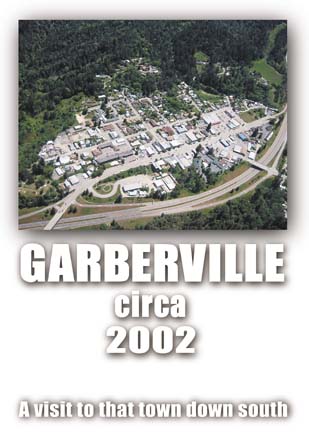 aerial photo of Garberville, CA