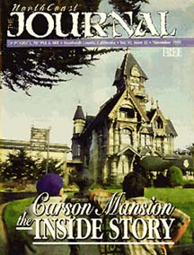 Cover of the Nov. 1995 North Coast Journal